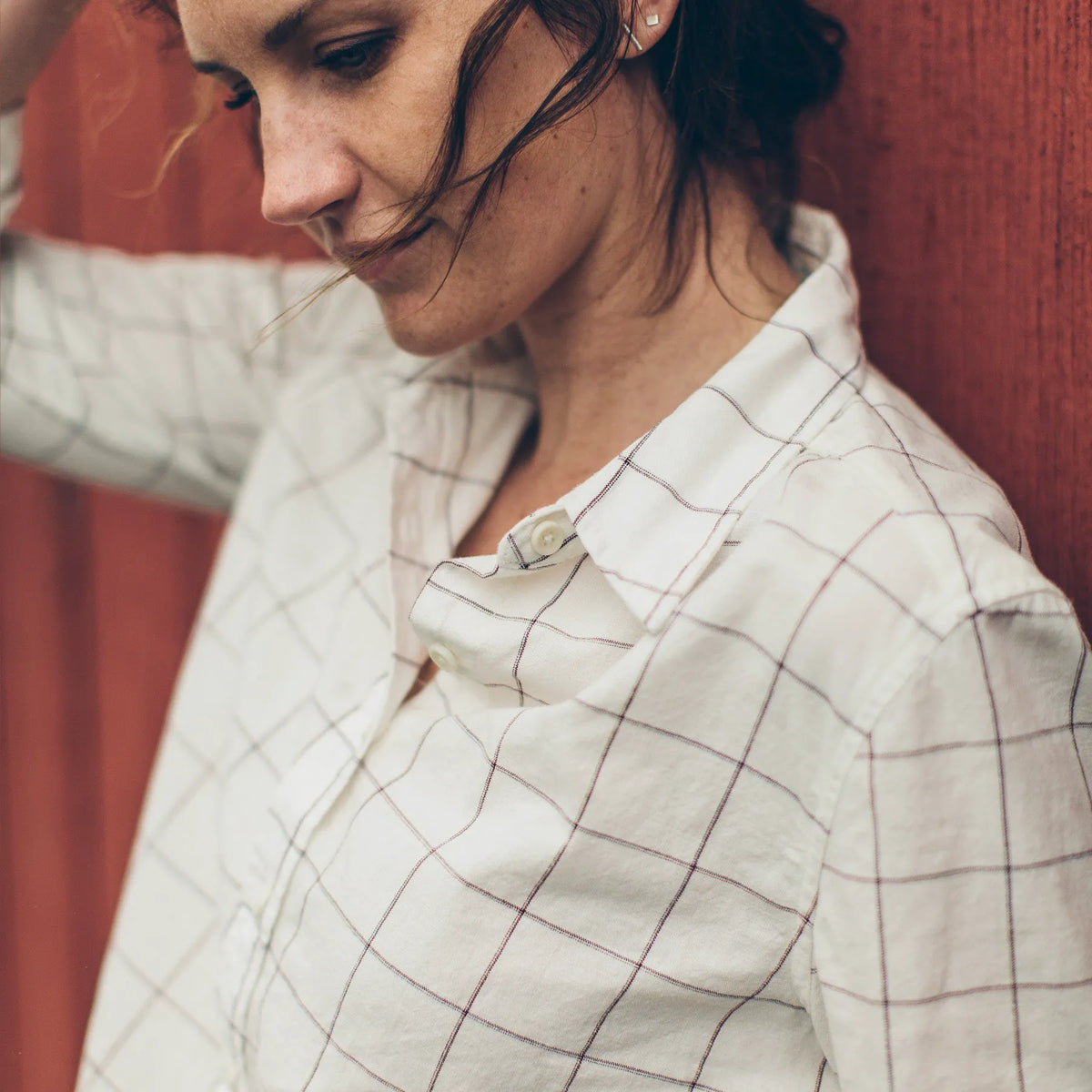 The Katherine in Natural Plaid