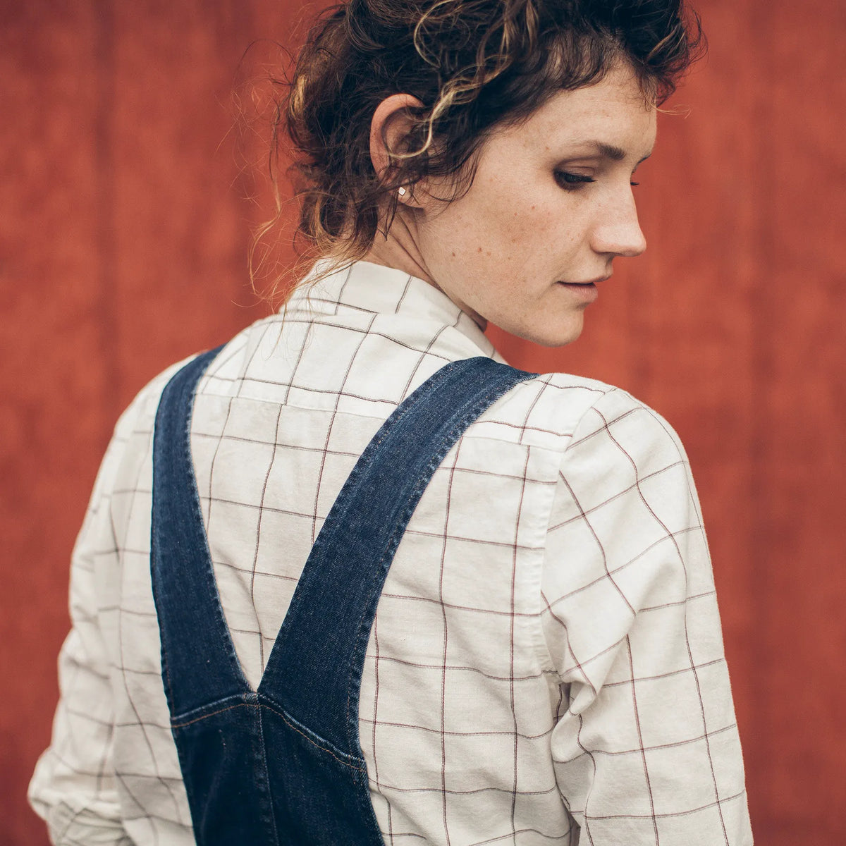 The Katherine in Natural Plaid