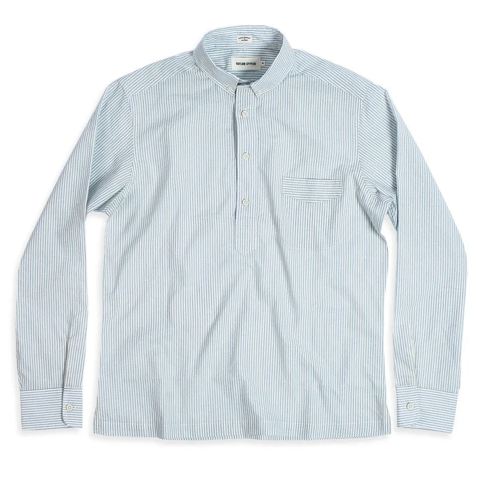 The Popover in Antique Blue Stripe