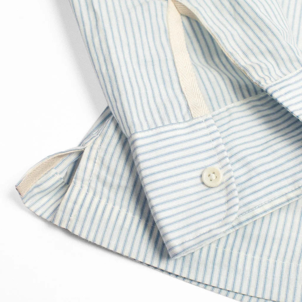 The Popover in Antique Blue Stripe