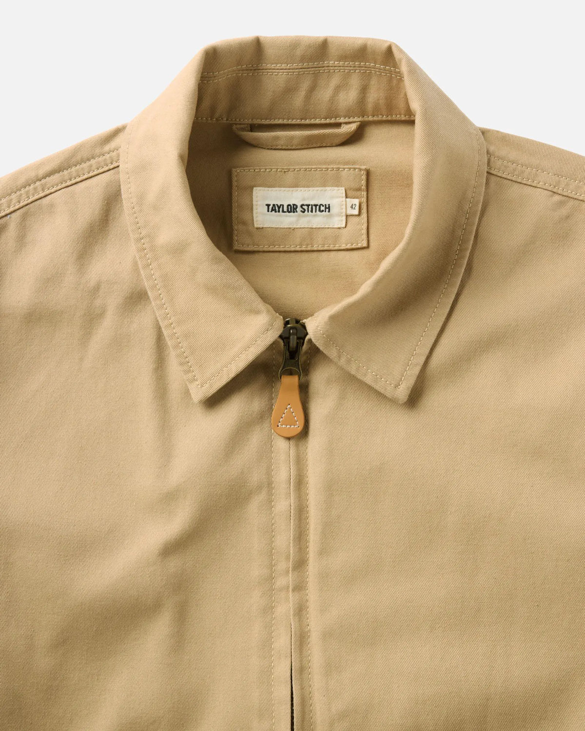 The Airman Jacket in Organic Khaki Foundation Twill