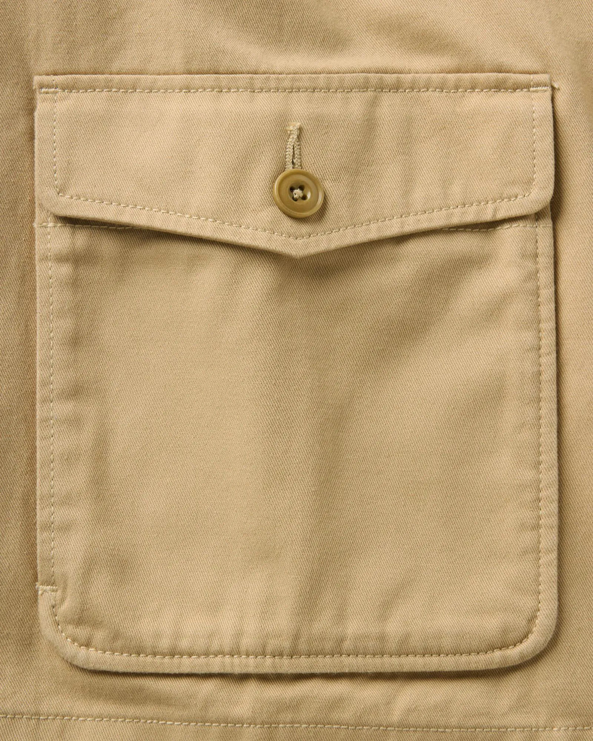 The Airman Jacket in Organic Khaki Foundation Twill
