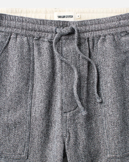 The Breakwater Pant in Grey Marl Hemp