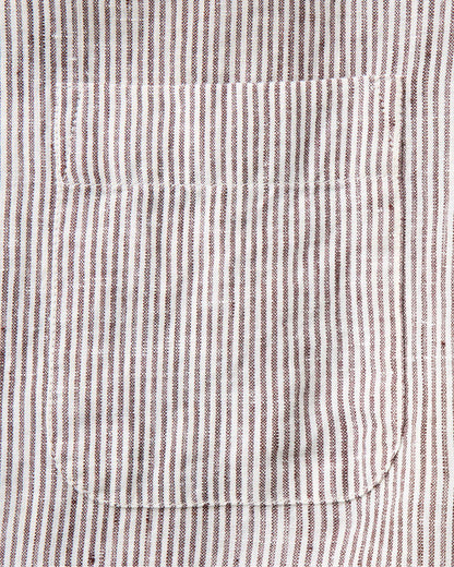The Jack in Burgundy University Stripe Linen