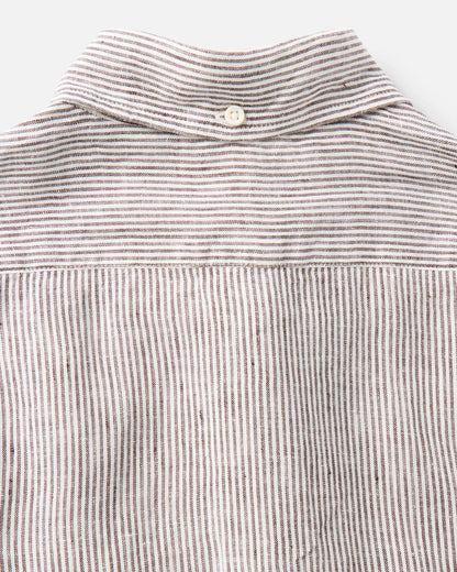The Jack in Burgundy University Stripe Linen