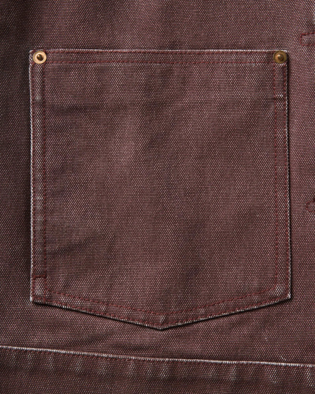The Ryder Jacket in Burgundy Chipped Canvas