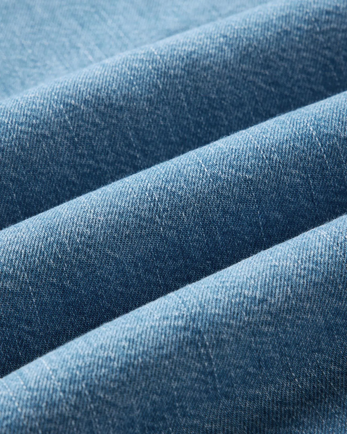 The Shore Shirt in Washed Indigo Twill