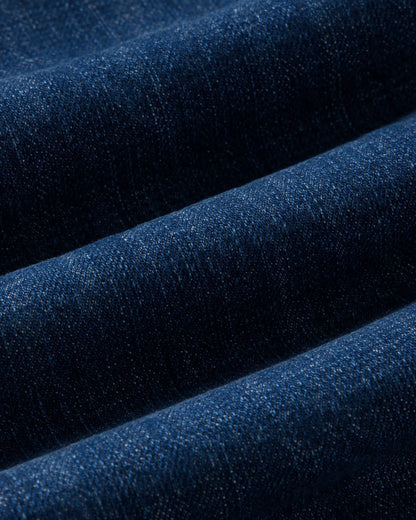 The Long Haul Jacket in Mid Wash Organic Selvedge