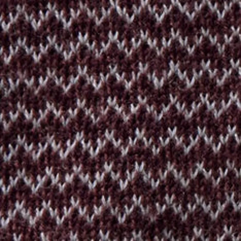The Newton Sweater Polo in Burgundy Birdseye Merino