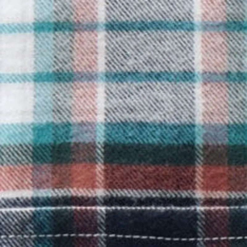 The Shore Shirt in Harbor Check Portuguese Flannel