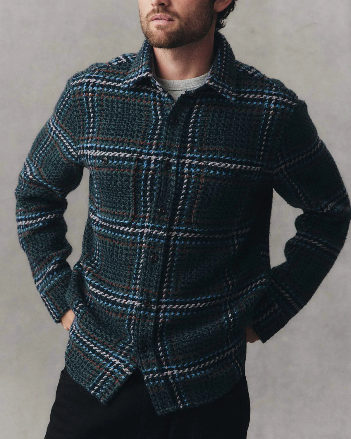 The Cutter Overshirt in Canal Check