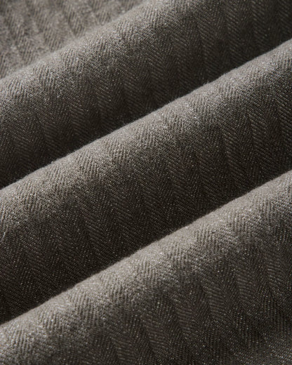 The Emlen Pant in Smoked Olive Herringbone