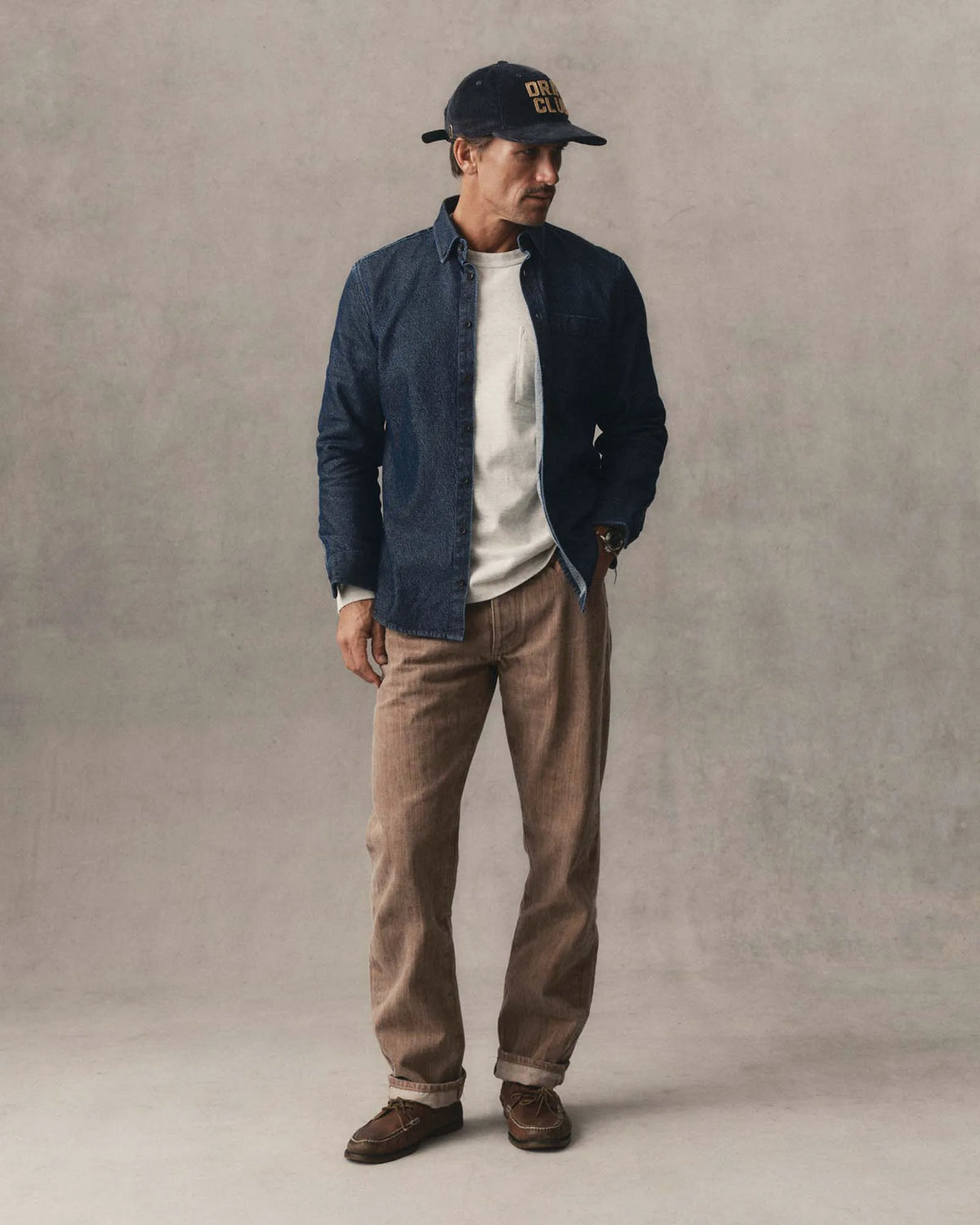 The Jack in Rinsed Indigo Japanese Jacquard Dot