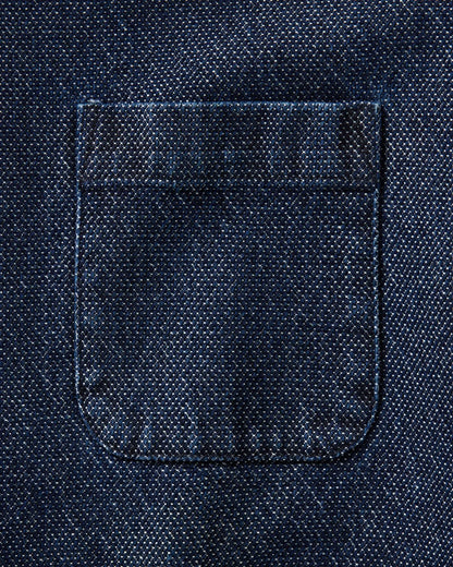 The Jack in Rinsed Indigo Japanese Jacquard Dot