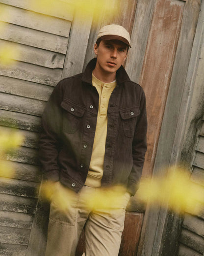 The Long Haul Jacket in Soil Slub Denim