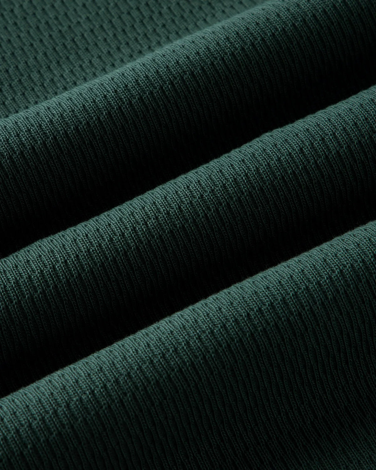 The Organic Cotton Crew in Dark Forest Waffle