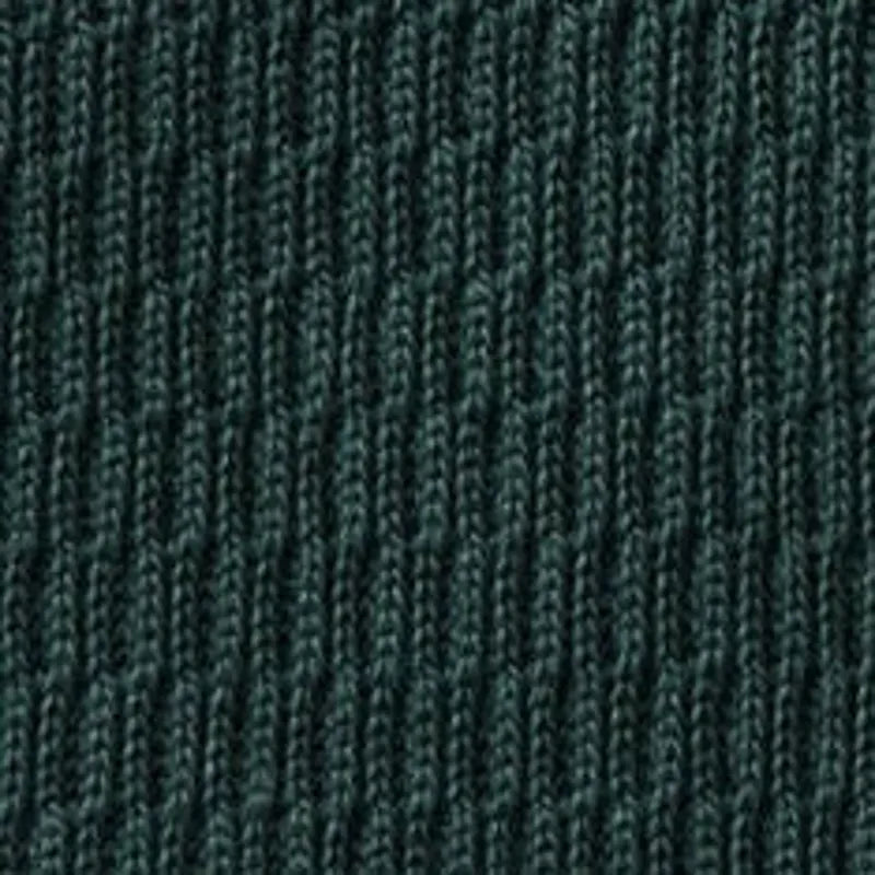 The Organic Cotton Crew in Dark Forest Waffle