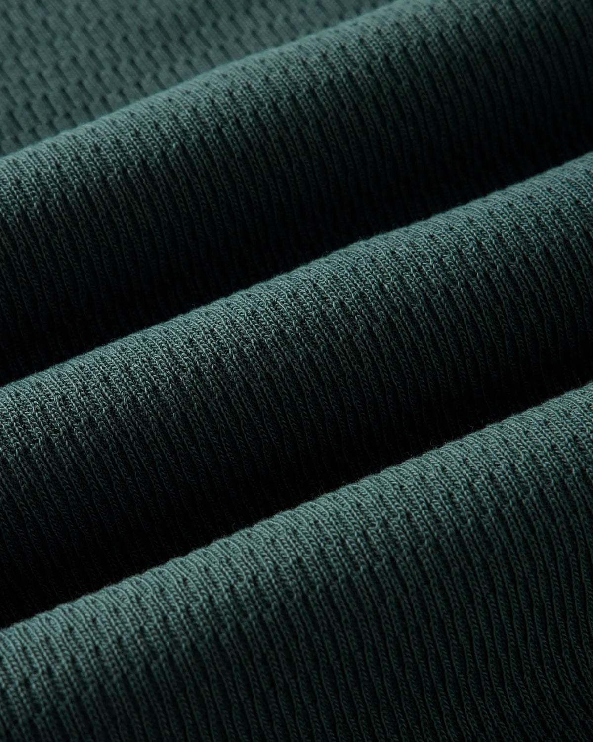 The Organic Cotton Short Sleeve Crew in Dark Forest Waffle