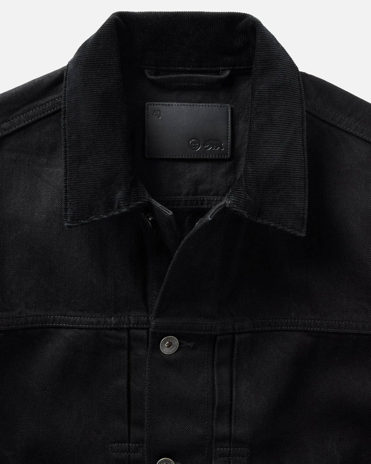 The Ryder Jacket in Rinsed Black Organic Selvedge