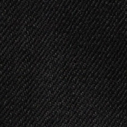 The Straight Jean in Rinsed Black Organic Selvedge