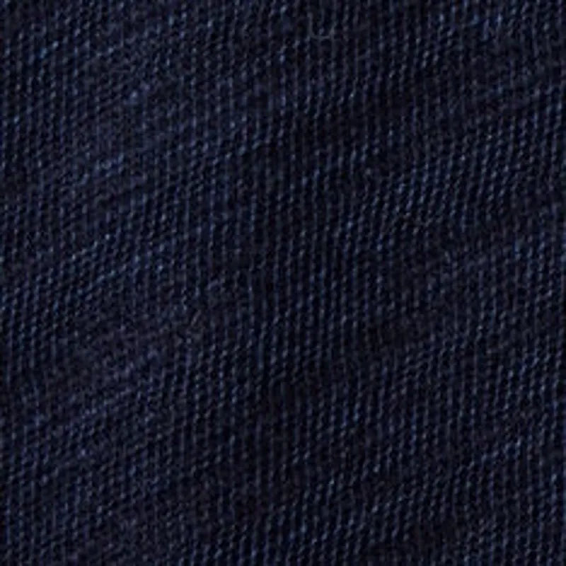 The Tiller Half Zip in Rinsed Indigo Slub