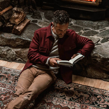 The Explorer Shirt in Burgundy