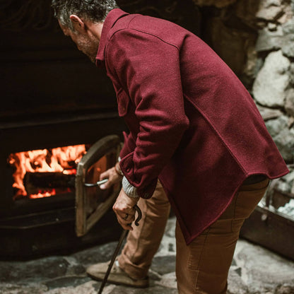 The Explorer Shirt in Burgundy