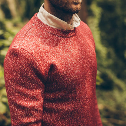 The Summit Sweater in Red