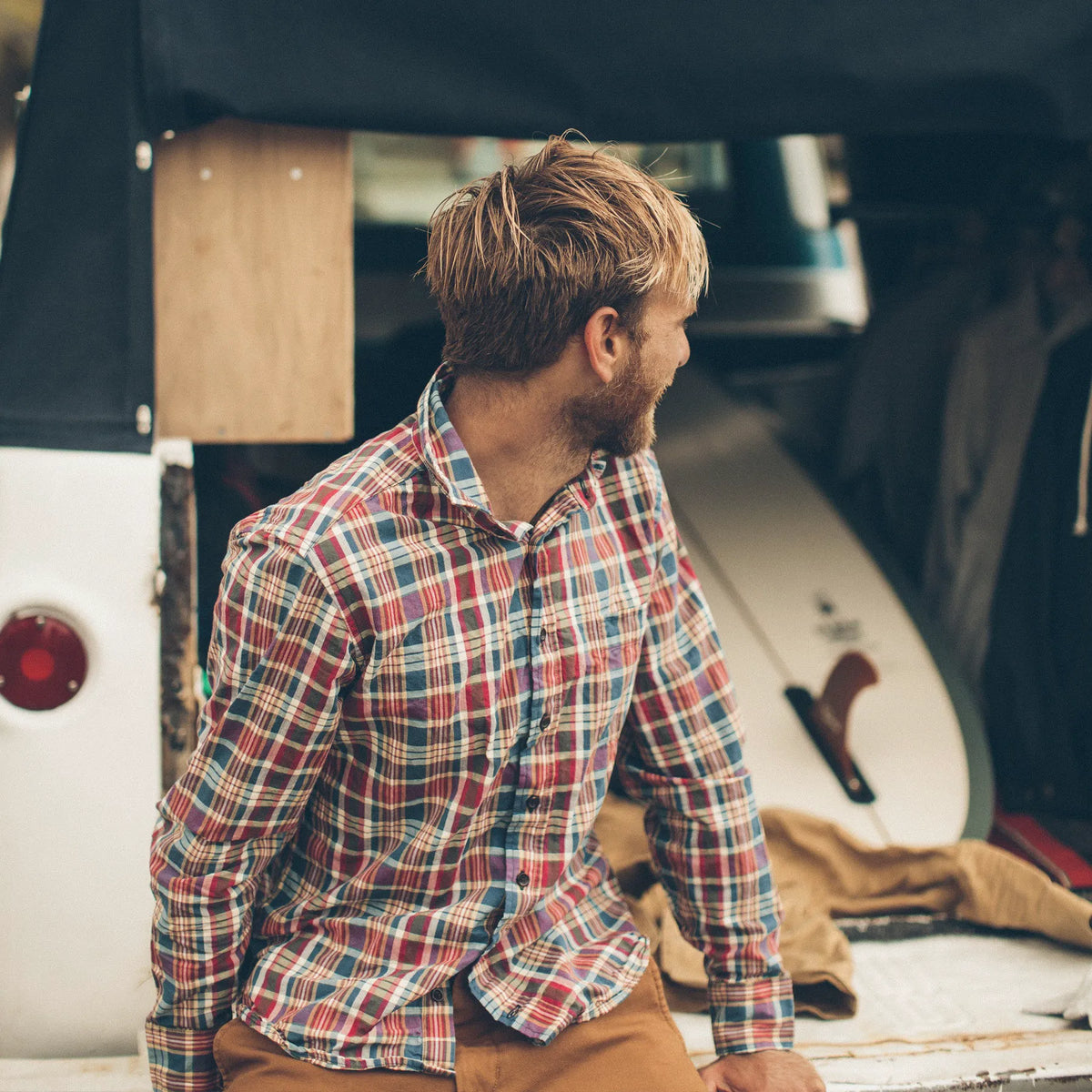 The California in Red Madras