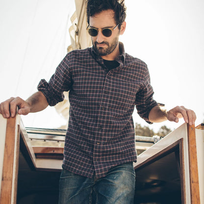 The Jack in Brushed Taupe Plaid Flannel