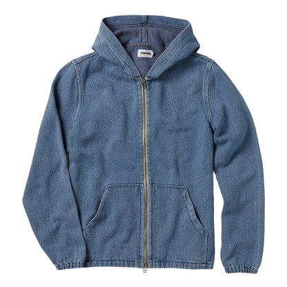 The Riptide Jacket in Washed Indigo Twill