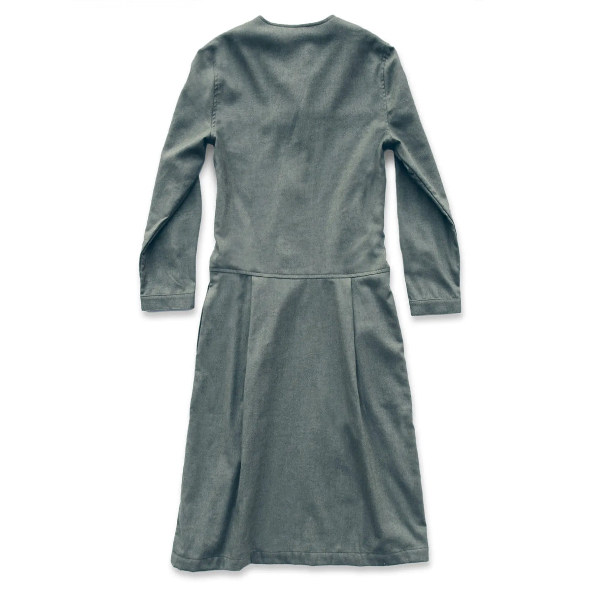 The Juniper Dress in Sage Brushed Cotton