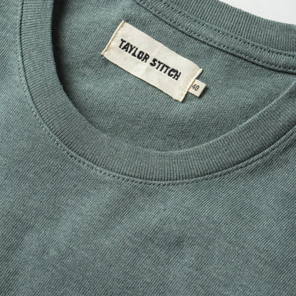 The Heavy Bag Tee in Seafoam