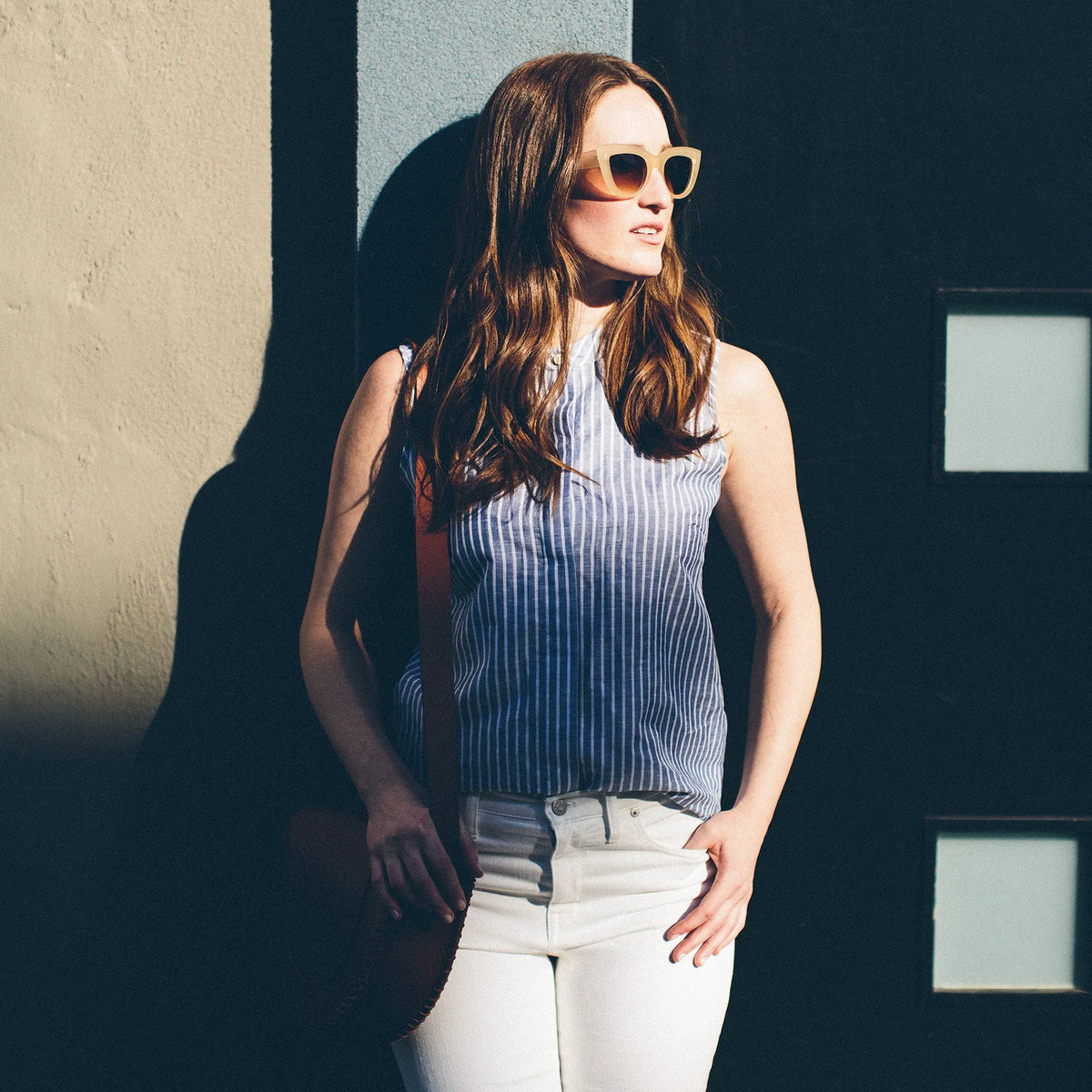 The Dillon in Indigo Stripe