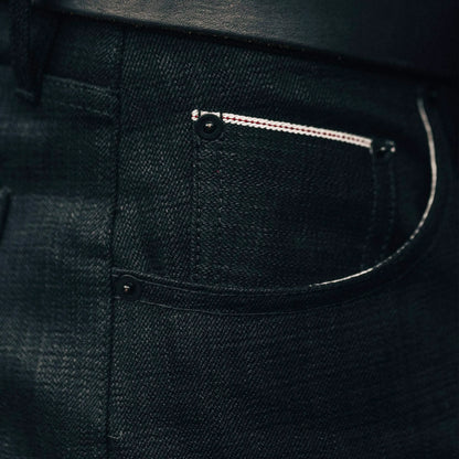 The Slim Jean in Black Selvage