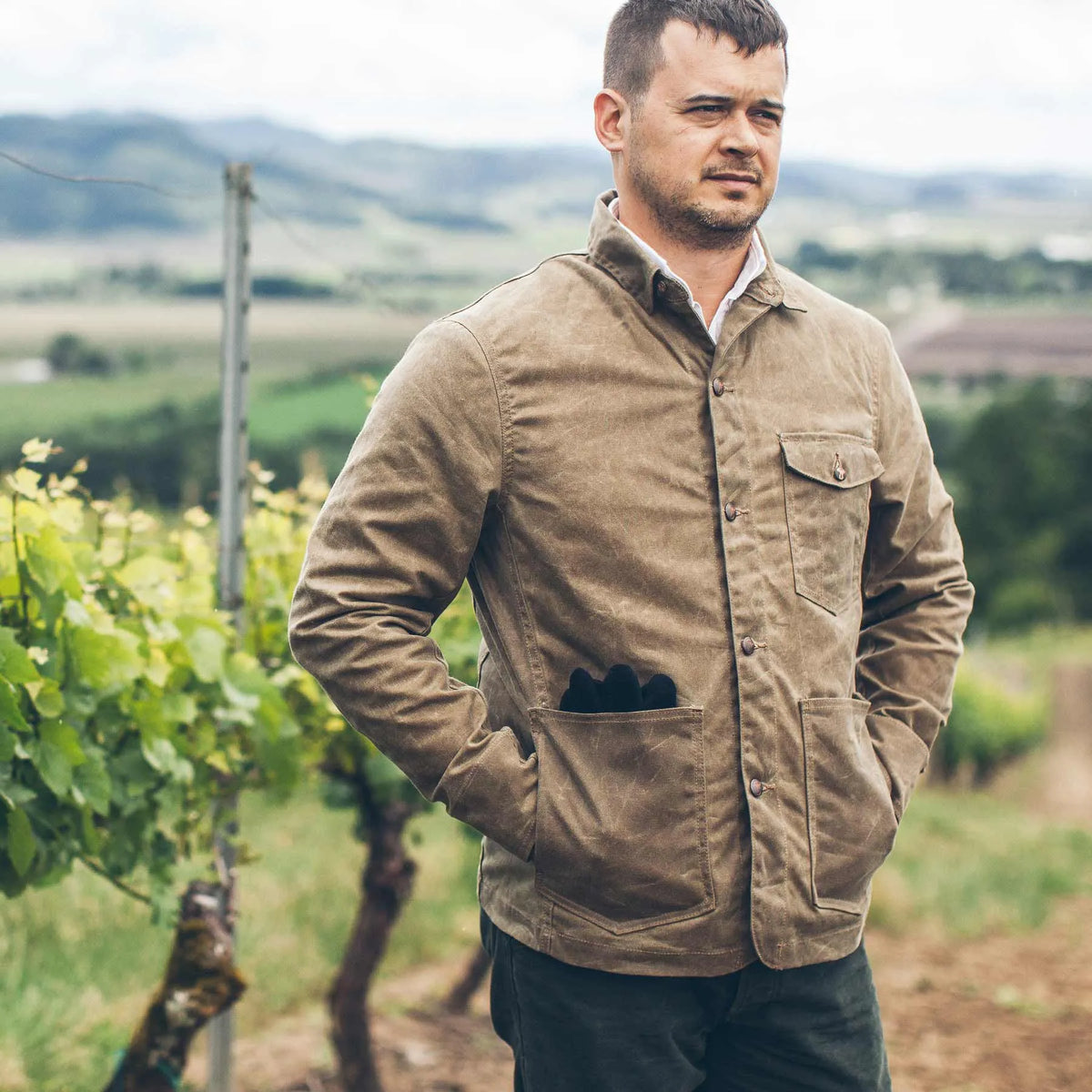 The Project Jacket in Field Tan