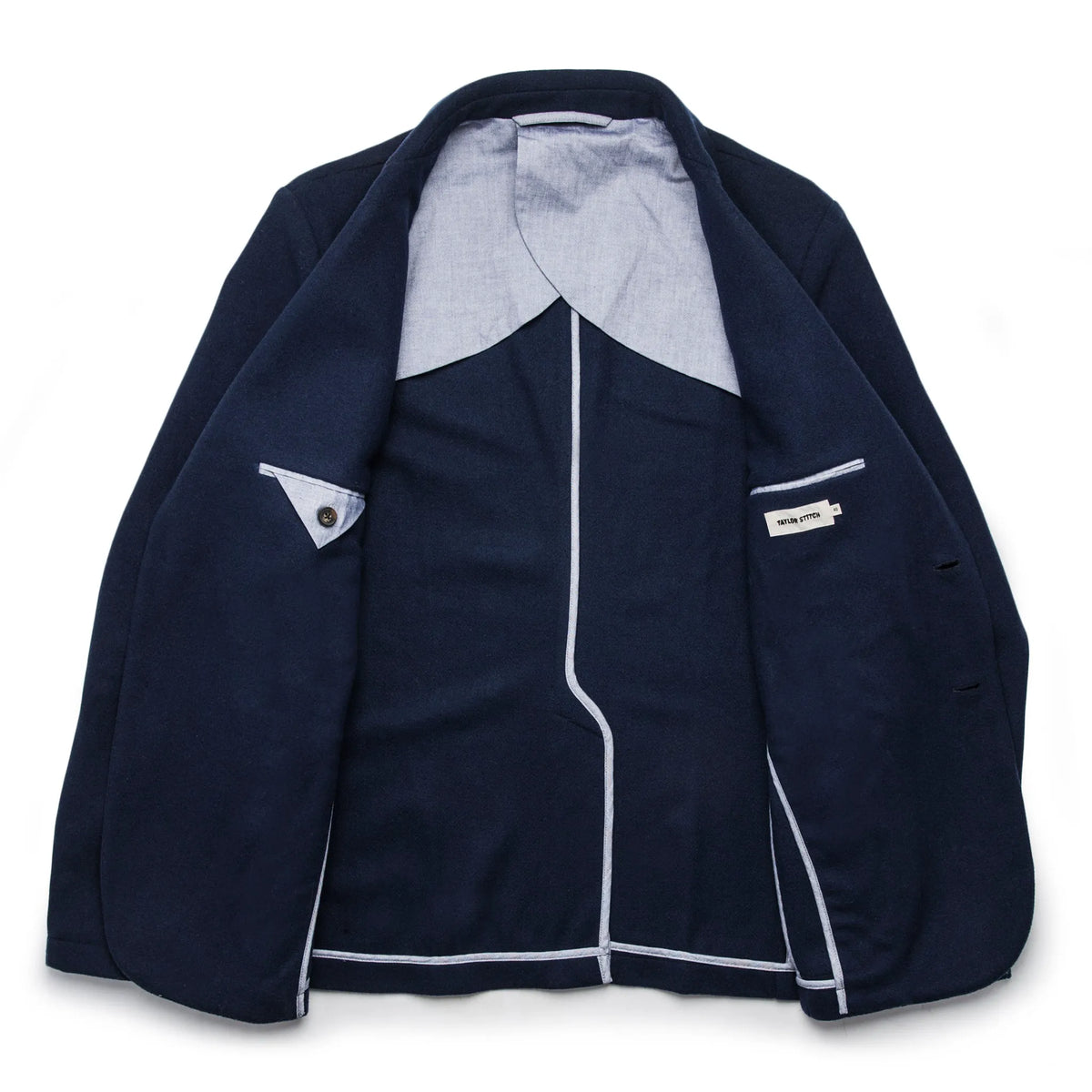 The Telegraph Jacket in Navy Boiled Wool