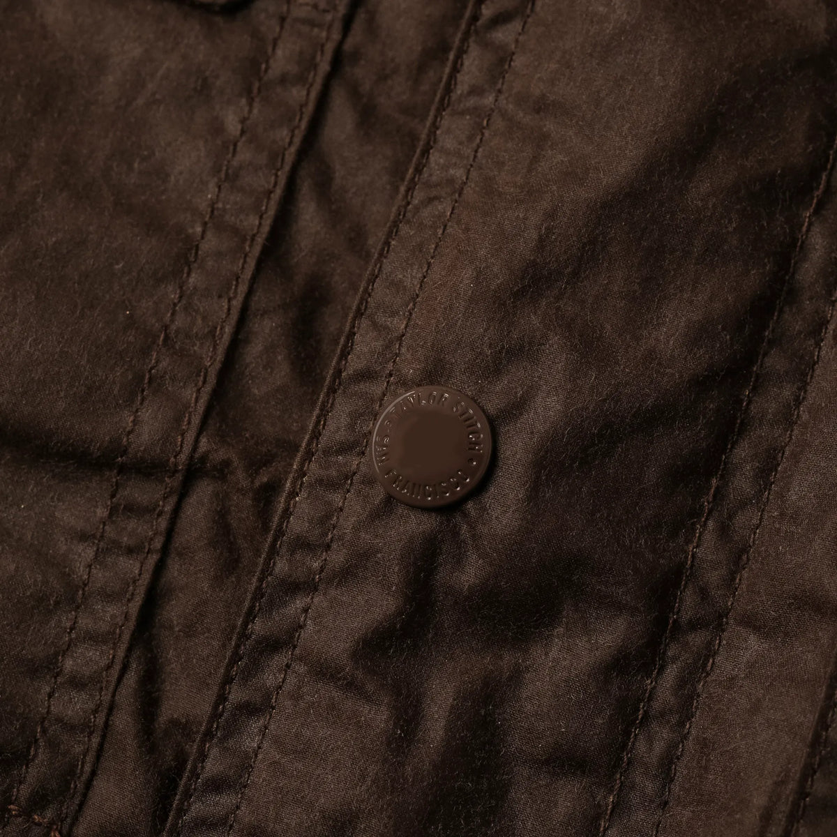 The Longshore Jacket in Dark Oak Waxed Canvas