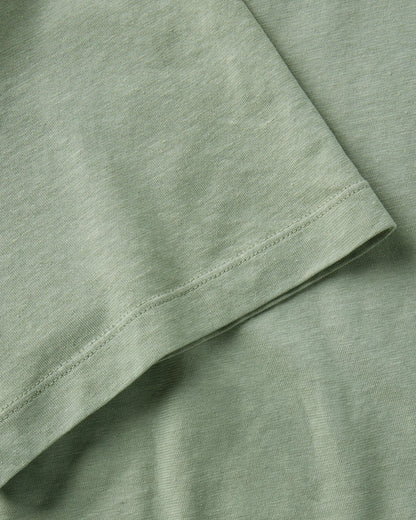 The Cotton Hemp Polo in Sage