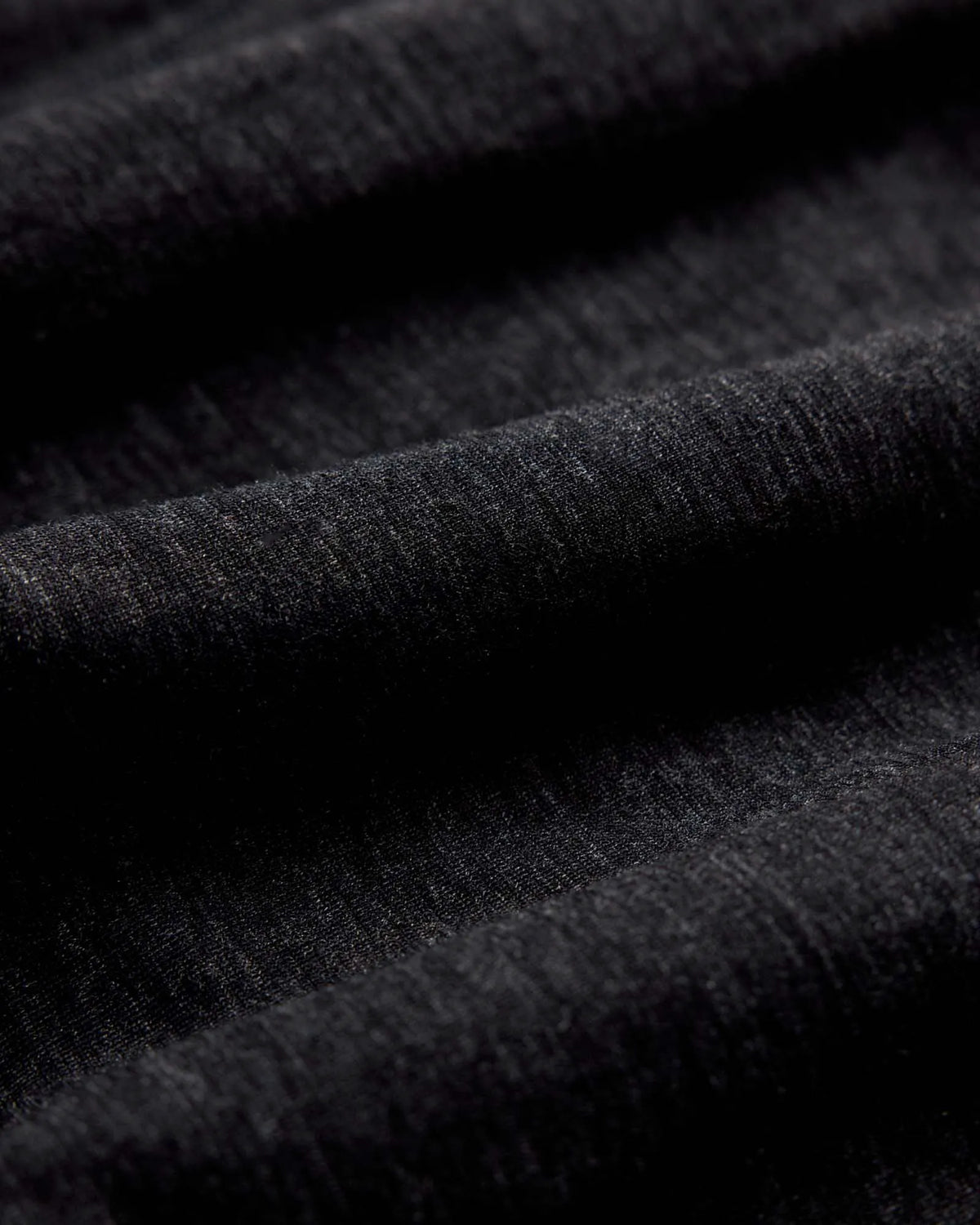 The Merino Boxer in Heather Black