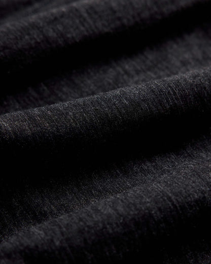 The Merino Boxer in Heather Black
