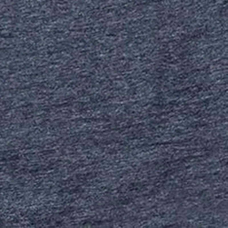 The Merino Tee in Heather Navy