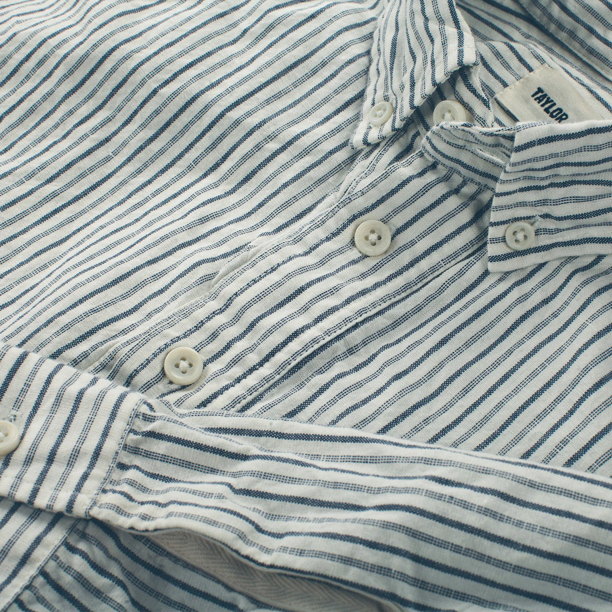The Popover in Indigo Variegated Stripe