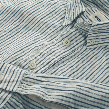 The Popover in Indigo Variegated Stripe