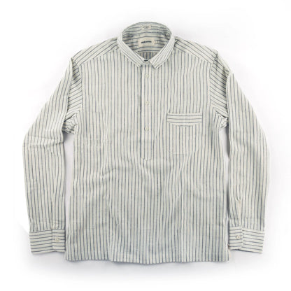 The Popover in Indigo Variegated Stripe