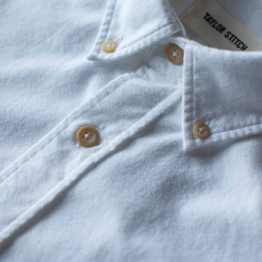 The Jack in Brushed White Oxford