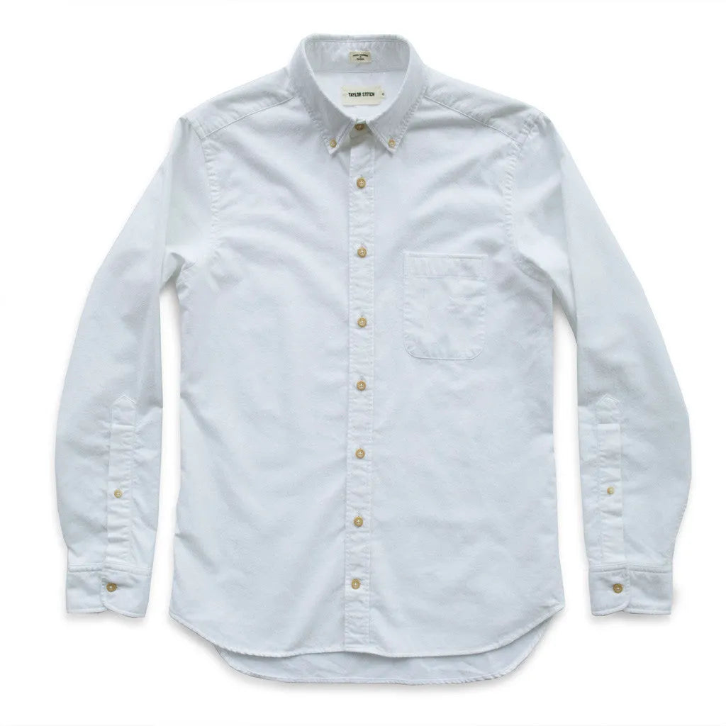 The Jack in Brushed White Oxford