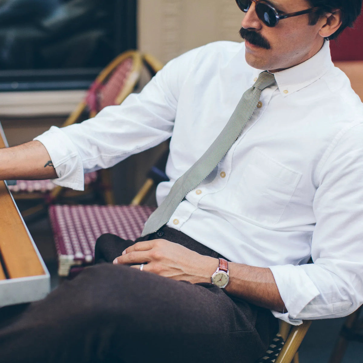 The Jack in Brushed White Oxford