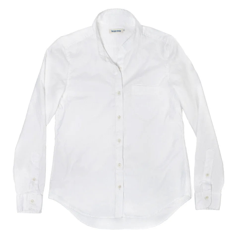 The Caroline in White Chambray