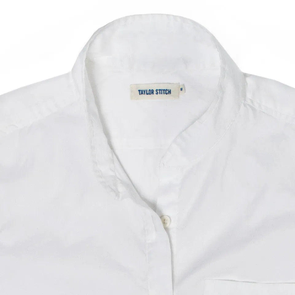 The Caroline in White Chambray